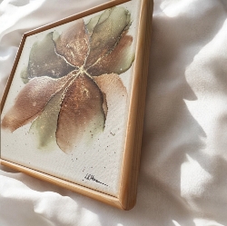 Kép A Föld lelke- Alcohol ink festmény